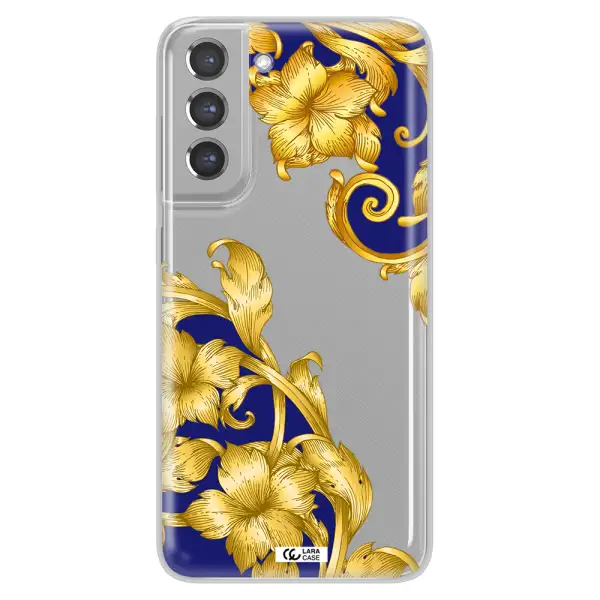 Golden Baroque Samsung A21 Fe Clear TPU Case