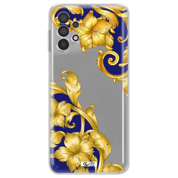 Golden Baroque Samsung A32 Clear TPU Case