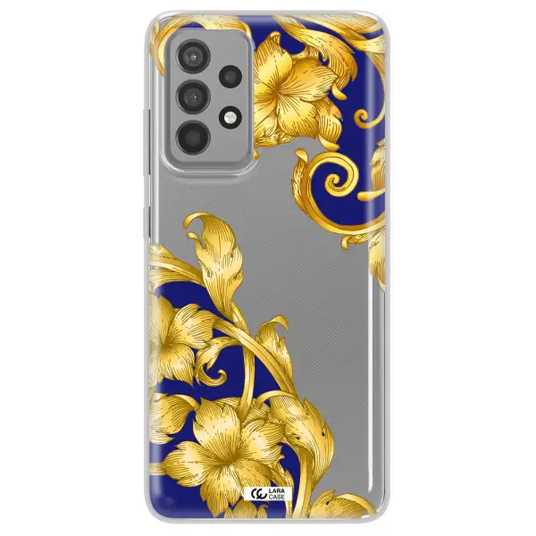 Golden Baroque Samsung A52 Clear TPU Case