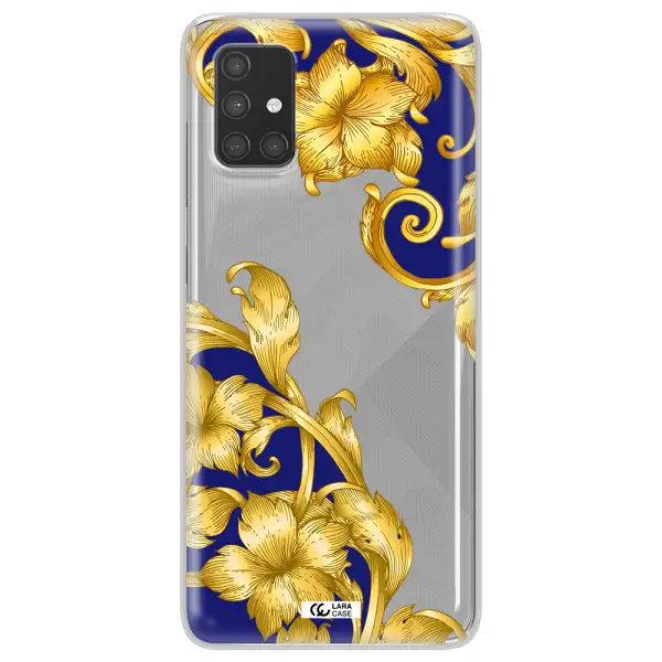Golden Baroque Samsung A71 Clear TPU Case
