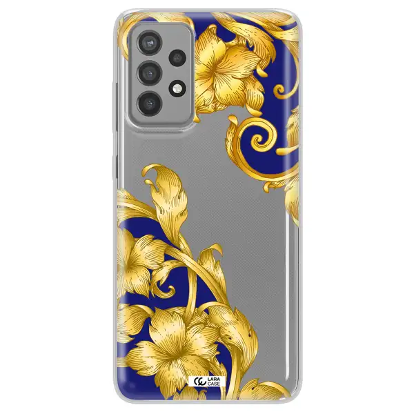 Golden Baroque Samsung A72 Clear TPU Case