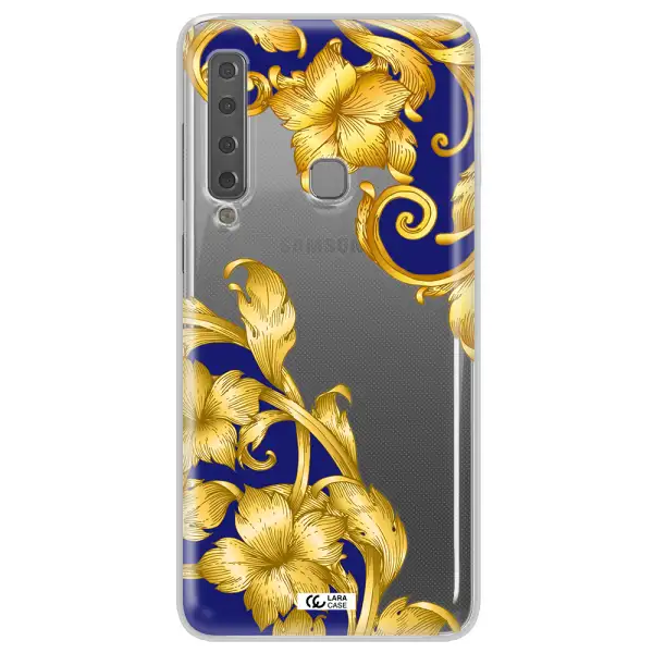 Golden Baroque Samsung A9 2018 Clear TPU Case