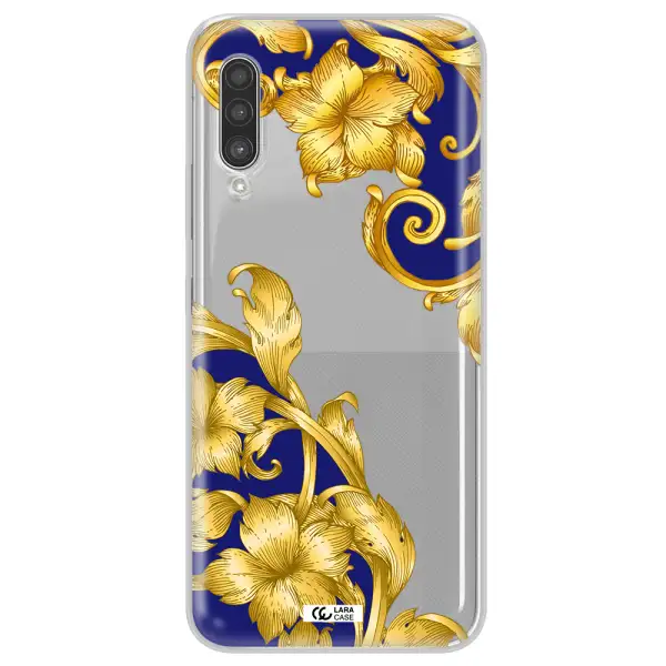 Golden Baroque Samsung A90 Clear TPU Case