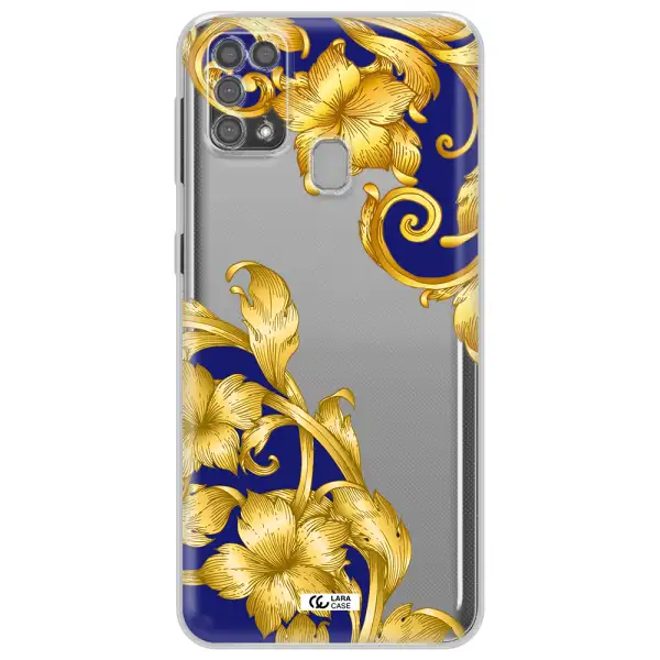 Golden Baroque Samsung M31 Clear TPU Case