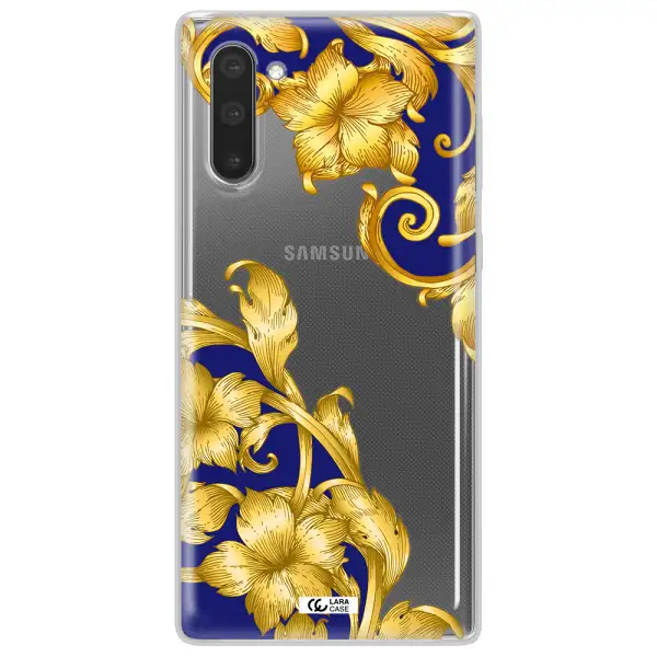 Golden Baroque Samsung Note 10 Clear TPU Case