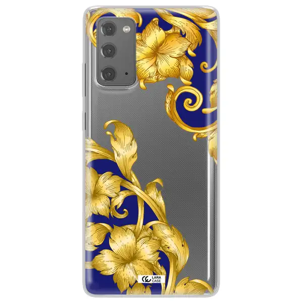 Golden Baroque Samsung Note 20 Clear TPU Case