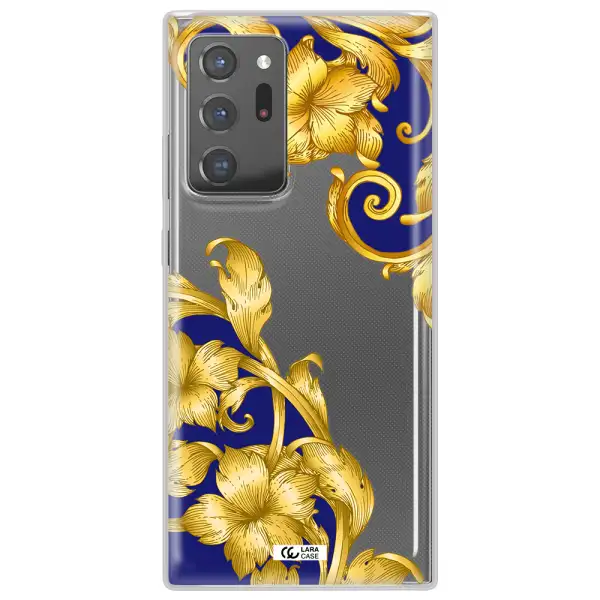 Golden Baroque Samsung Note 20 Ultra Clear TPU Case