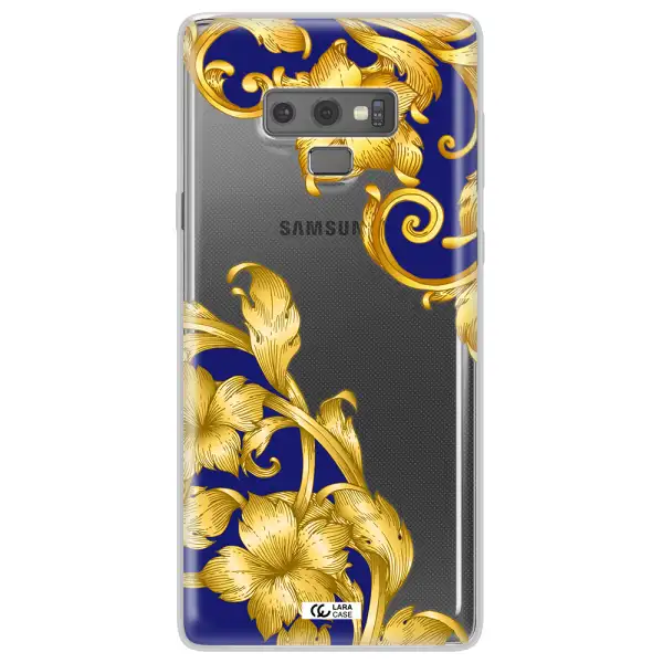 Golden Baroque Samsung Note 9 Clear TPU Case