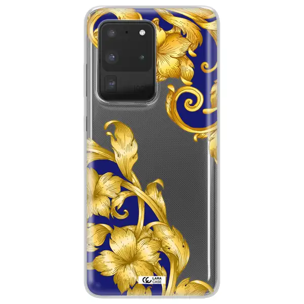 Golden Baroque Samsung S20 Ultra Clear TPU Case