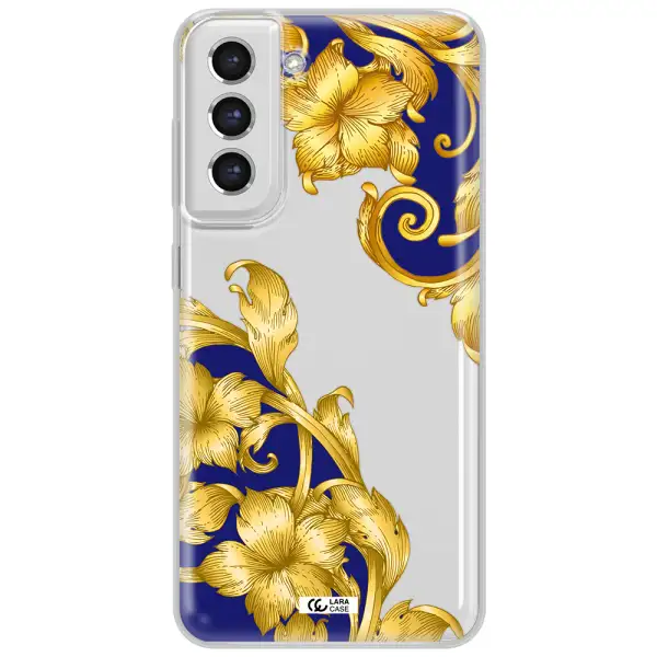 Golden Baroque Samsung S21 Fe Clear Tpu Case