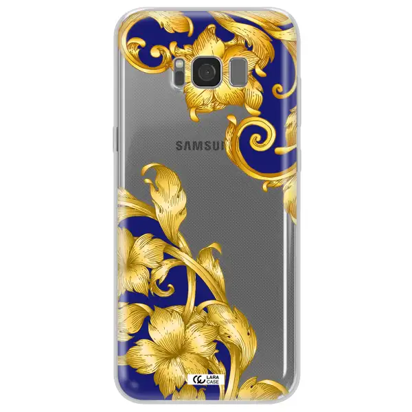 Golden Baroque Samsung S8 Plus Clear TPU Case