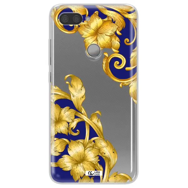 Golden Baroque Xiaomi Mi 8 Lite Clear TPU Case