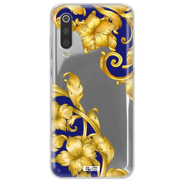 Golden Baroque Xiaomi Mi 9 Clear TPU Case