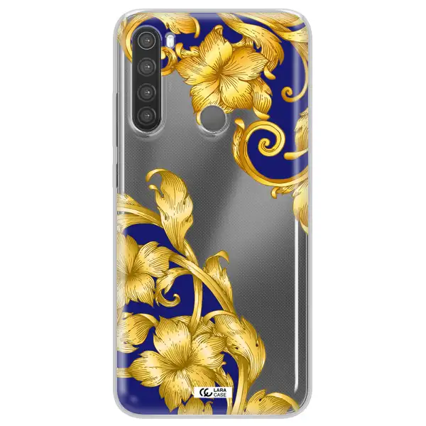 Golden Baroque Xiaomi Note 8 Clear TPU Case