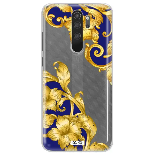 Golden Baroque Xiaomi Note 8 Pro Clear TPU Case