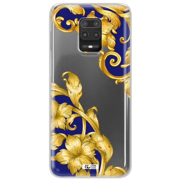 Golden Baroque Xiaomi Note 9S Clear TPU Case