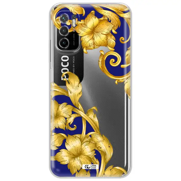Golden Baroque Xiaomi Poco M3 Pro Clear Tpu Case