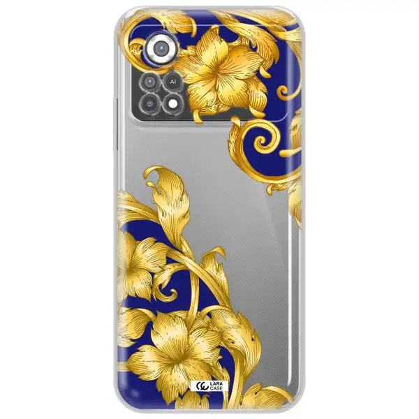 Golden Baroque Xiaomi Poco X4 Pro Clear TPU Case