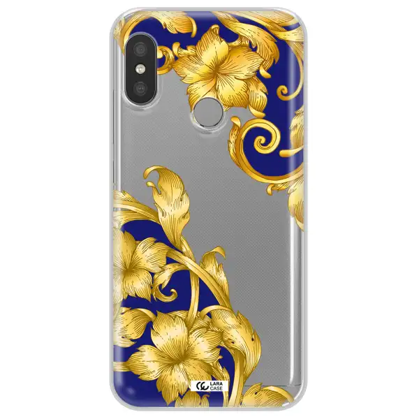 Golden Baroque Xiaomi Redmi 6 Pro Clear TPU Case