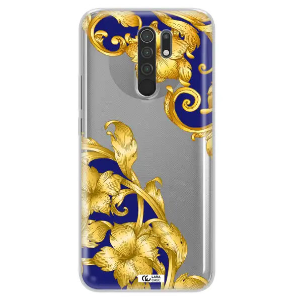 Golden Baroque Xiaomi Redmi 9 Clear TPU Case