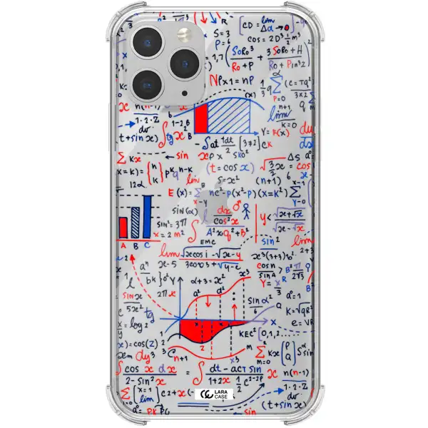 Math Blackboard Apple iPhone 11 pro max Clear PC Case