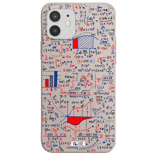 Math Blackboard Apple iPhone 12 mini Silicone Stone Case