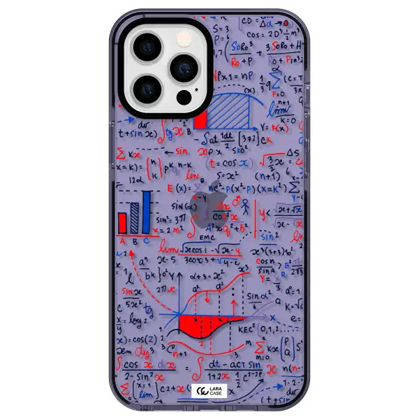 Math Blackboard Apple iPhone 12 pro max impact Lilac Case