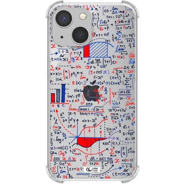 Math Blackboard Apple iPhone 13 Clear PC Case