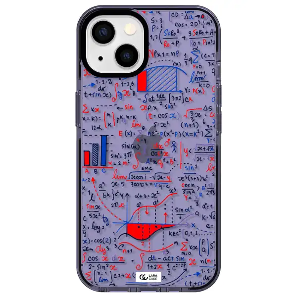Math Blackboard Apple iPhone 13 impact Lilac Case