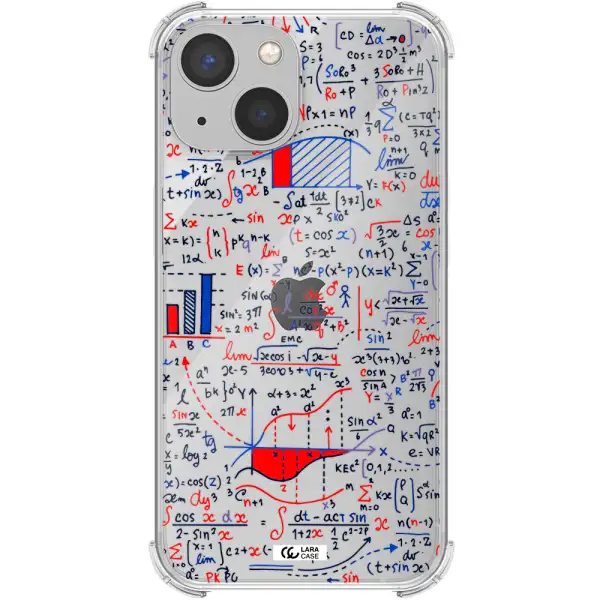 Math Blackboard Apple iPhone 13 mini Clear PC Case