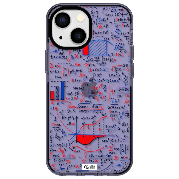 Math Blackboard Apple iPhone 13 mini impact Lilac Case