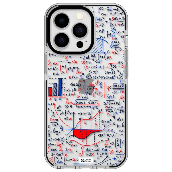 Math Blackboard Apple iPhone 13 Pro impact black border Case