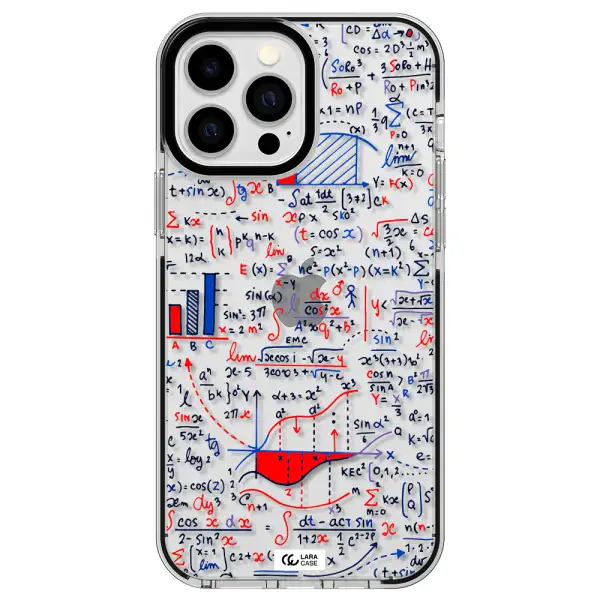 Math Blackboard Apple iPhone 13 Pro Max impact black border Case