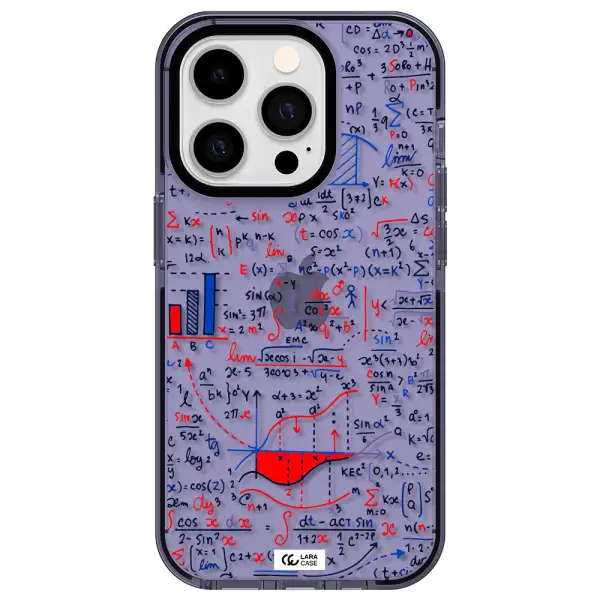 Math Blackboard Apple iPhone 14 pro impact Lilac Case