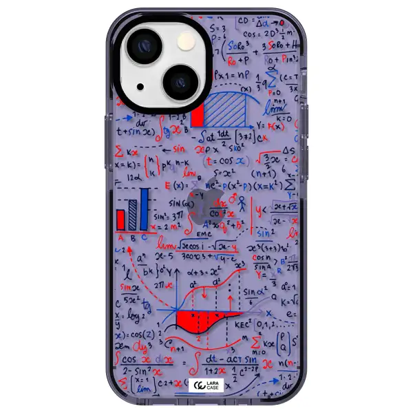 Math Blackboard Apple iPhone 15 Plus impact Lilac Case