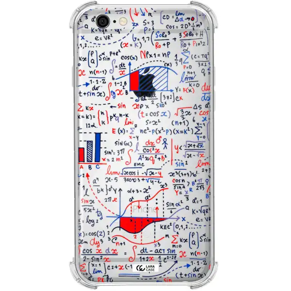 Math Blackboard Apple iPhone 6 Clear PC Case