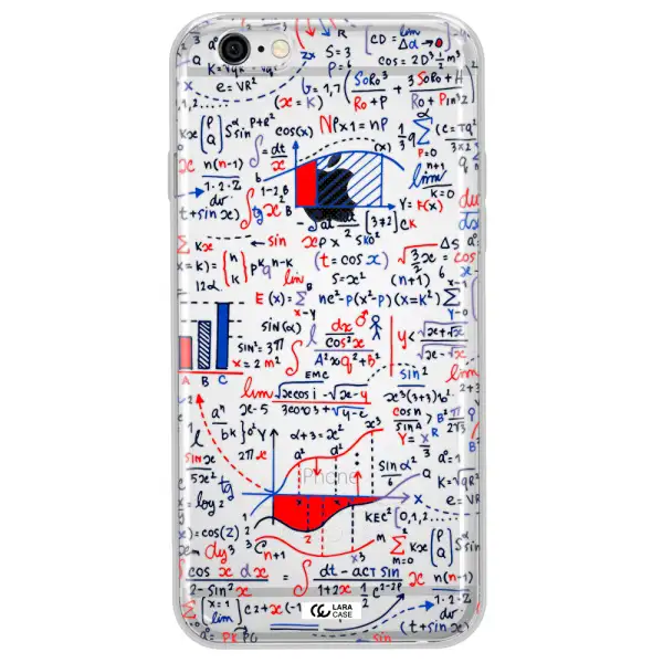 Math Blackboard Apple iPhone 6 Clear TPU Case