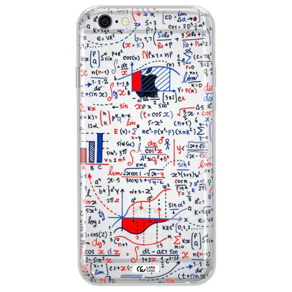 Math Blackboard Apple iPhone 6 plus Clear TPU Case
