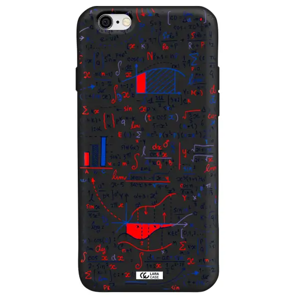 Math Blackboard Apple iPhone 6 Silicone black Case