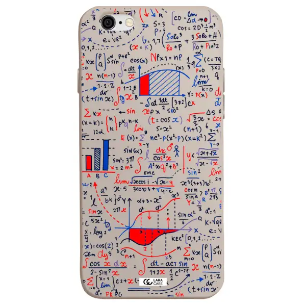 Math Blackboard Apple iPhone 6 Silicone Stone Case