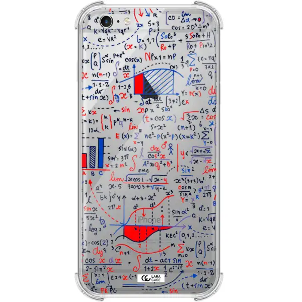 Math Blackboard Apple iPhone 6S Clear PC Case