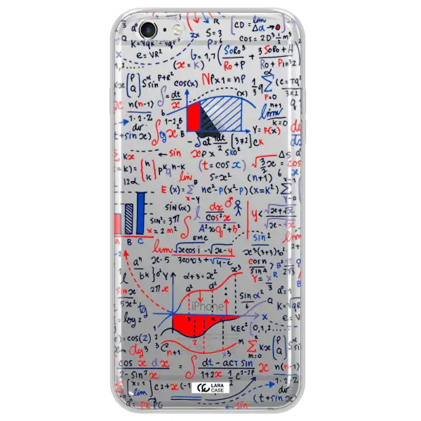Math Blackboard Apple iPhone 6S Clear TPU Case