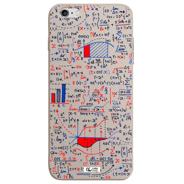 Math Blackboard Apple iPhone 6S Silicone Stone Case