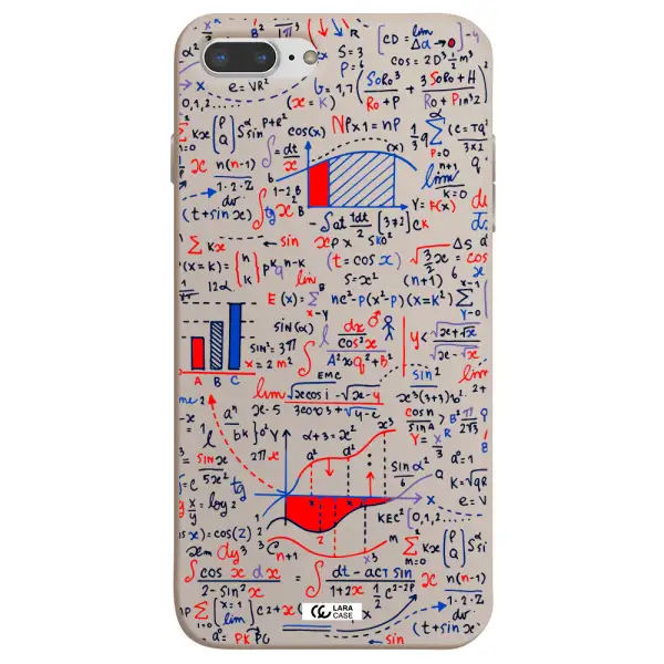 Math Blackboard Apple iPhone 7 plus Silicone Stone Case