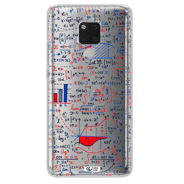 Math Blackboard Huawei Mate 20X Clear TPU Case