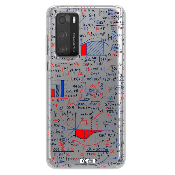 Math Blackboard Huawei P40 Clear TPU Case