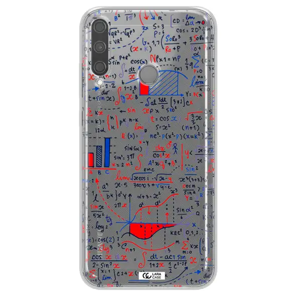 Math Blackboard Huawei P40 Lite E Clear TPU Case