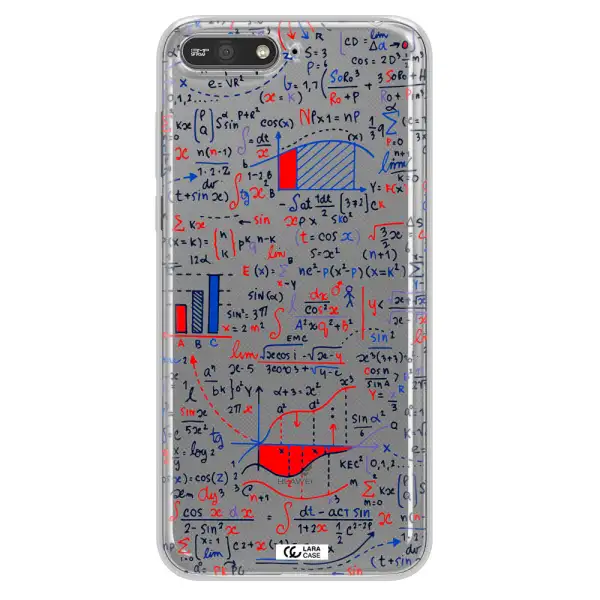 Math Blackboard Huawei Y6 2018 Clear TPU Case