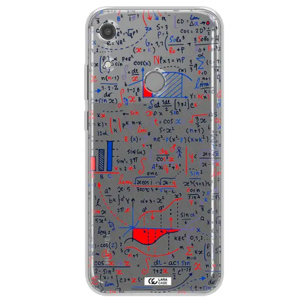 Math Blackboard Huawei Y6S Clear TPU Case