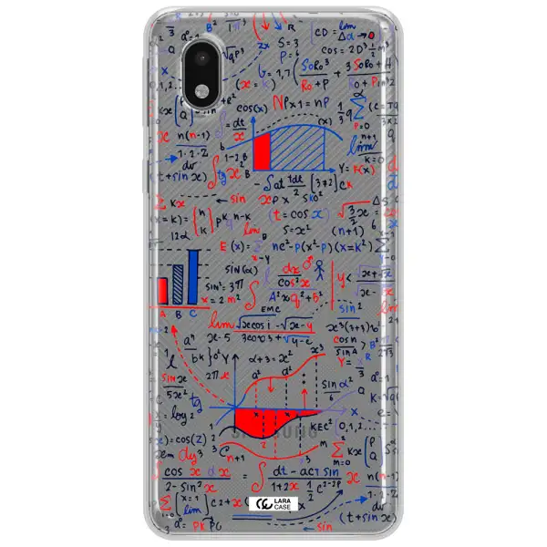Math Blackboard Samsung A01 Core Clear Tpu Case